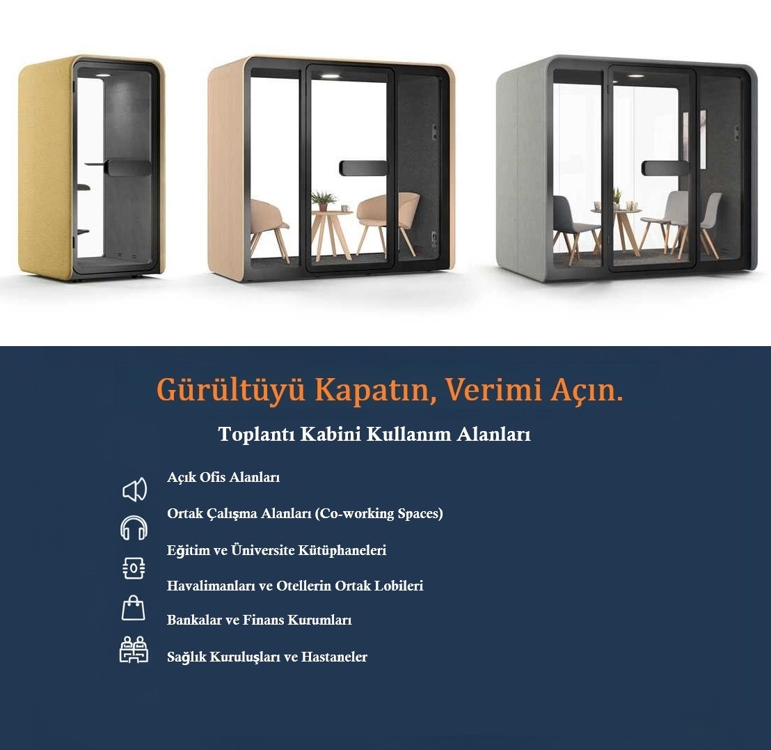 Toplantı Kabini Kullanım Alanları ve Özellikleri