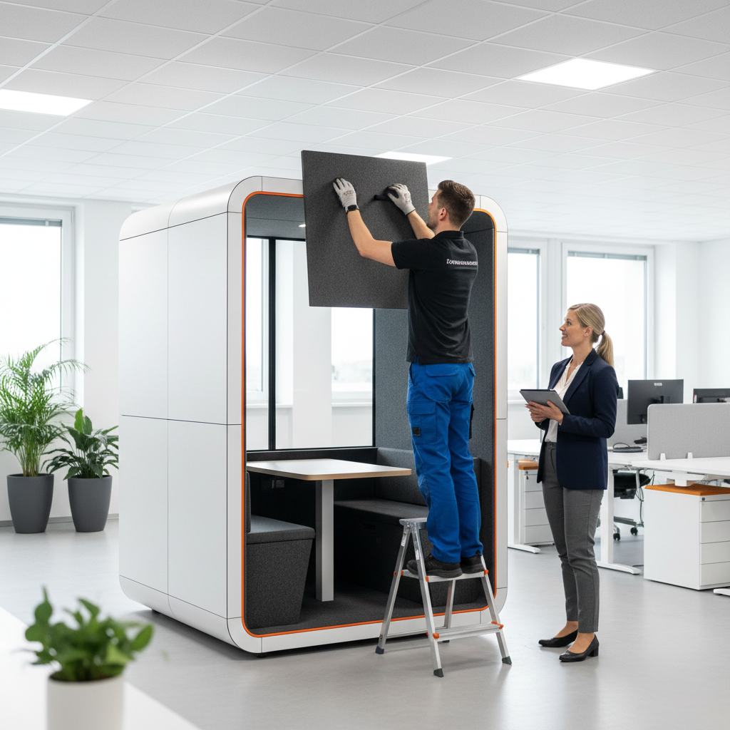 Office soundproof booth